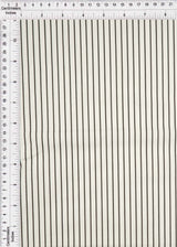 Striped Stretch Poplin Fabric