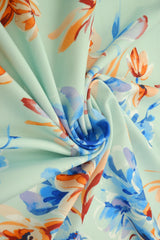 Floral DTY Knit Fabric