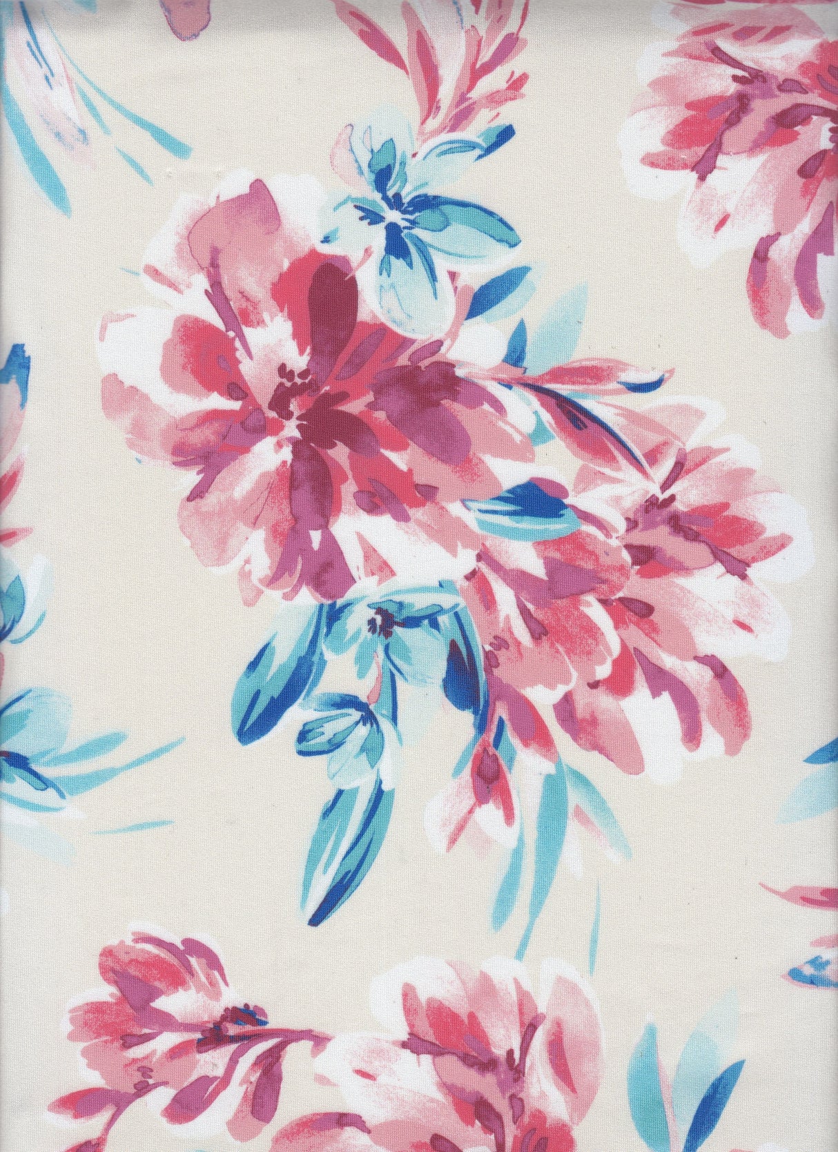 Floral DTY Knit Fabric