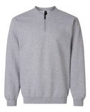 Sudadera Gildan Softstyle de peso medio con cremallera 1/4 | Sudadera de forro polar