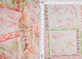 Printed Mesh Under the Sea Fabric