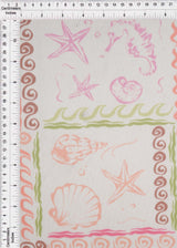 Printed Mesh Under the Sea Fabric