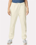 Unisex Cotton Blend Pocket Sweatpants - Midweight Elastic Cuffs