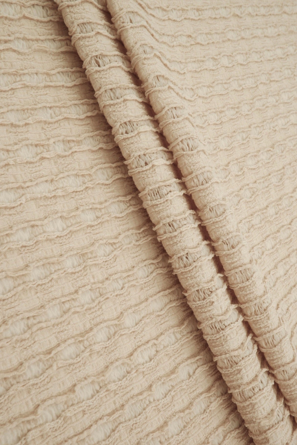 Stripe Lace Stretch Fabric