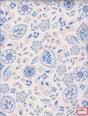 Floral Linen Look Woven Fabric