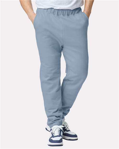 Unisex Midweight Cotton Blend Pocket Sweatpants with Elastic Cuffs