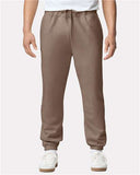 Unisex Cotton Blend Pocket Sweatpants - Midweight Elastic Cuffs