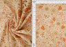 Floral Linen Look Woven Fabric