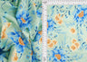 Floral Printed Rayon Linen Slub Fabric