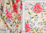 Floral Printed Rayon Linen Slub Fabric
