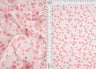 Floral Flocked Mesh Stretch Fabric