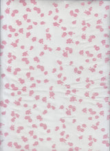 Floral Flocked Mesh Stretch Fabric