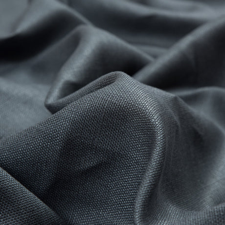 Slate Slubby Linen Woven