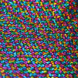 Kaleidoscope Sequins Poly Spandex Fabric - Gold Multi/Jewel Round Sequins, 56/58" Width (1 Yard)