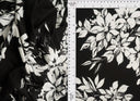 1 yarda de tela estampada floral DTY 190 GSM mezcla de poliéster y spandex 58/60" de ancho