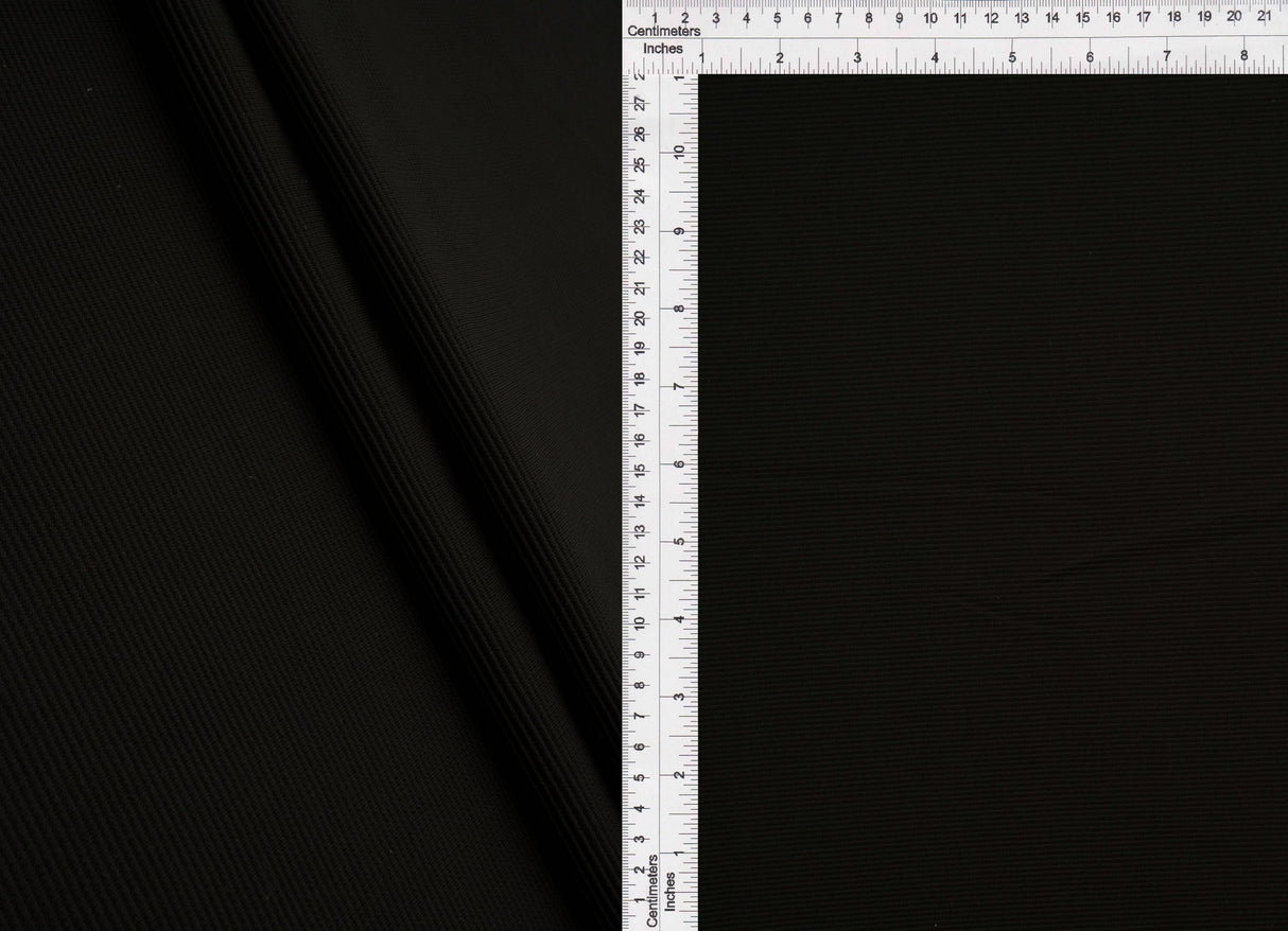 Ottoman Knit Fabric Heavy Techno