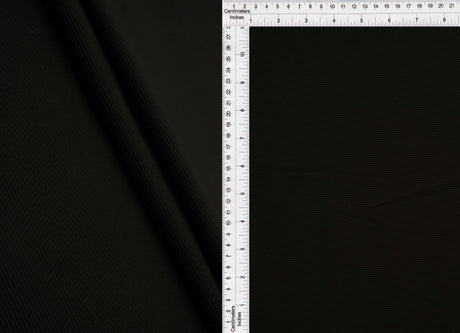 Ottoman Knit Fabric Heavy Techno