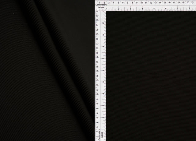 Ottoman Knit Fabric Heavy Techno