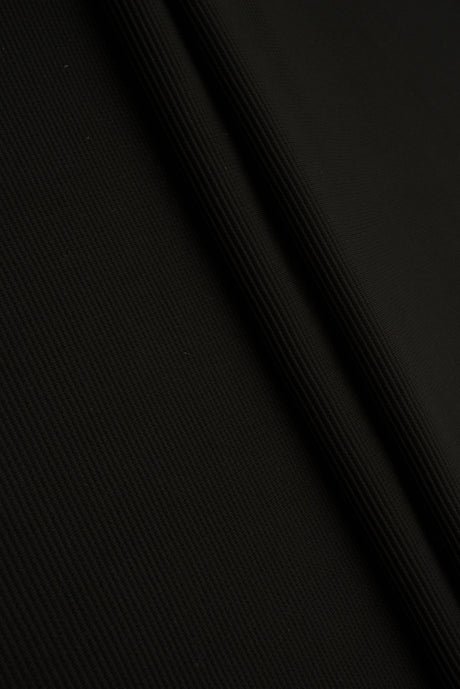 Ottoman Knit Fabric Heavy Techno