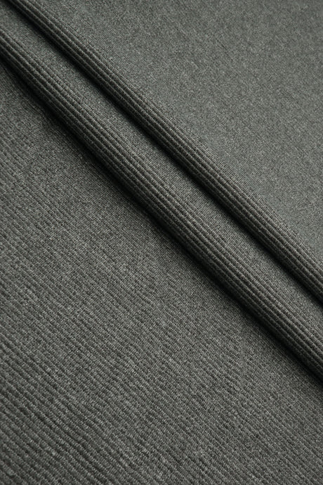 Ottoman Knit Fabric Heavy Techno