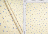 Pointelle Knit Ditsy Floral Print Fabric