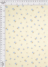 Pointelle Knit Ditsy Floral Print Fabric