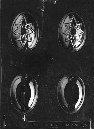 3D Egg With Star Chocolate Mold - LPE124
