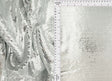 Embroidered Sequin Mesh Silver
