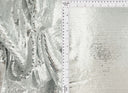 Embroidered Sequin Mesh Silver