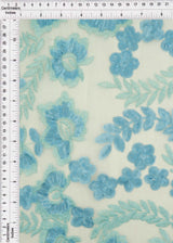 Embroidered Sequin Mesh Stretch Fabric