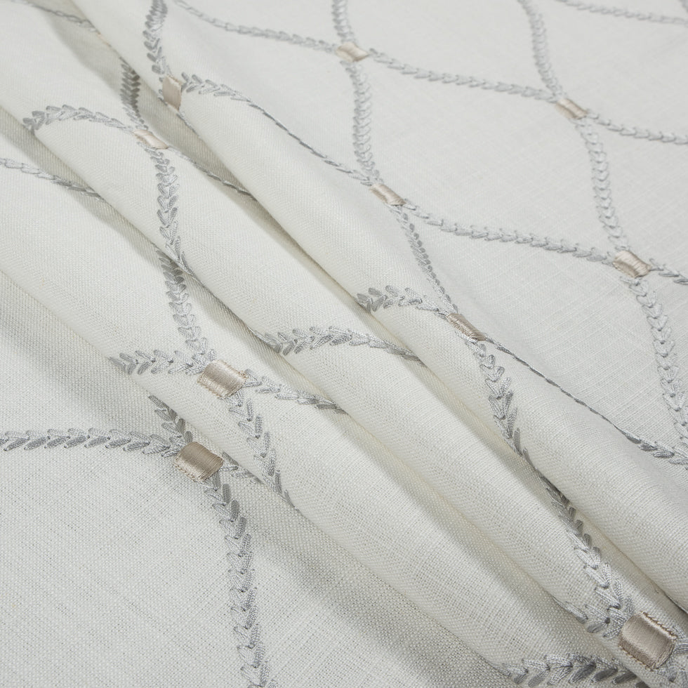 Sterling Classical Rayon Embroidered Linen