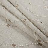 Flax Classical Rayon Embroidered Linen