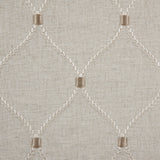 Flax Classical Rayon Embroidered Linen