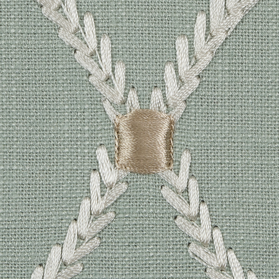 Shore Classical Rayon Embroidered Linen