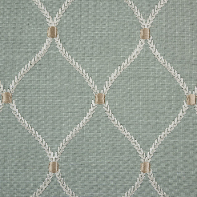Shore Classical Rayon Embroidered Linen