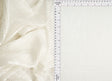 Embroidered Sequin Mesh Stretch White Fabric
