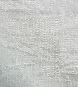 Embroidered Sequin Mesh Stretch White Fabric
