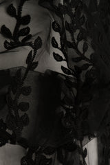 Embroidered Sequin Mesh Stretch Fabric