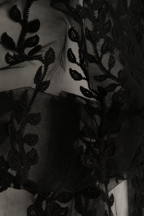 Embroidered Sequin Mesh Stretch Fabric