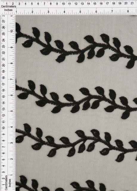 Embroidered Sequin Mesh Stretch Fabric