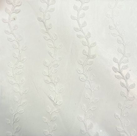 Embroidered Sequin Mesh Stretch Fabric