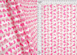Embroidered Sequin Mesh Stretch Fabric Fuchsia