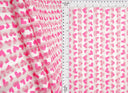 Embroidered Sequin Mesh Stretch Fabric Fuchsia