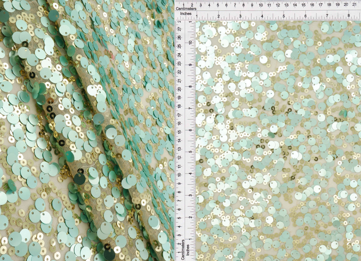 Sequin Mesh Stretch Fabric