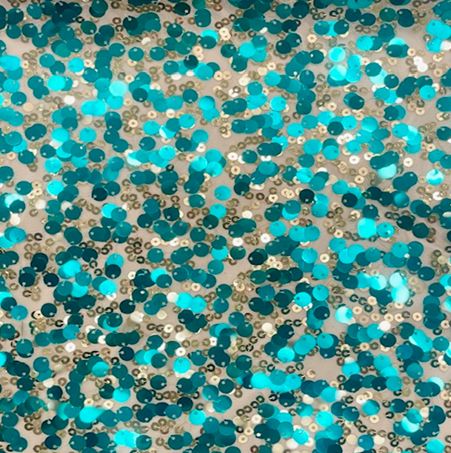 Sequin Mesh Stretch Fabric