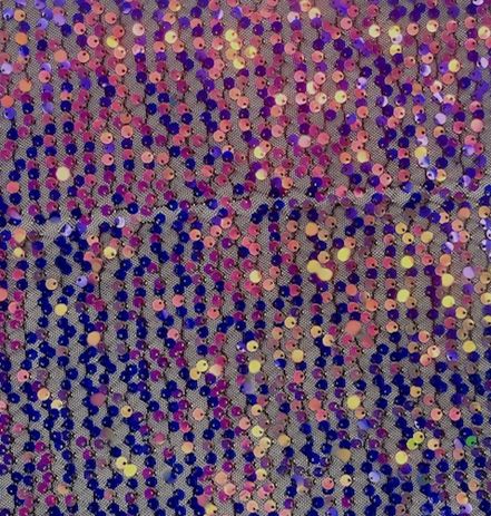 Sequin Mesh Stretch Fabric