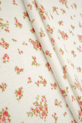 Cotton Style Pointelle Ditsy Print Knit Fabric 58/60" Wide – 220 GSM