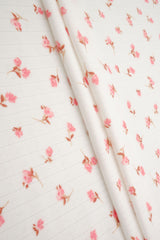 Pointelle Ditsy Floral Knit Fabric