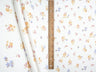 Floral Print Rib Knit Fabric