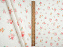 Floral Print Rib Knit Fabric